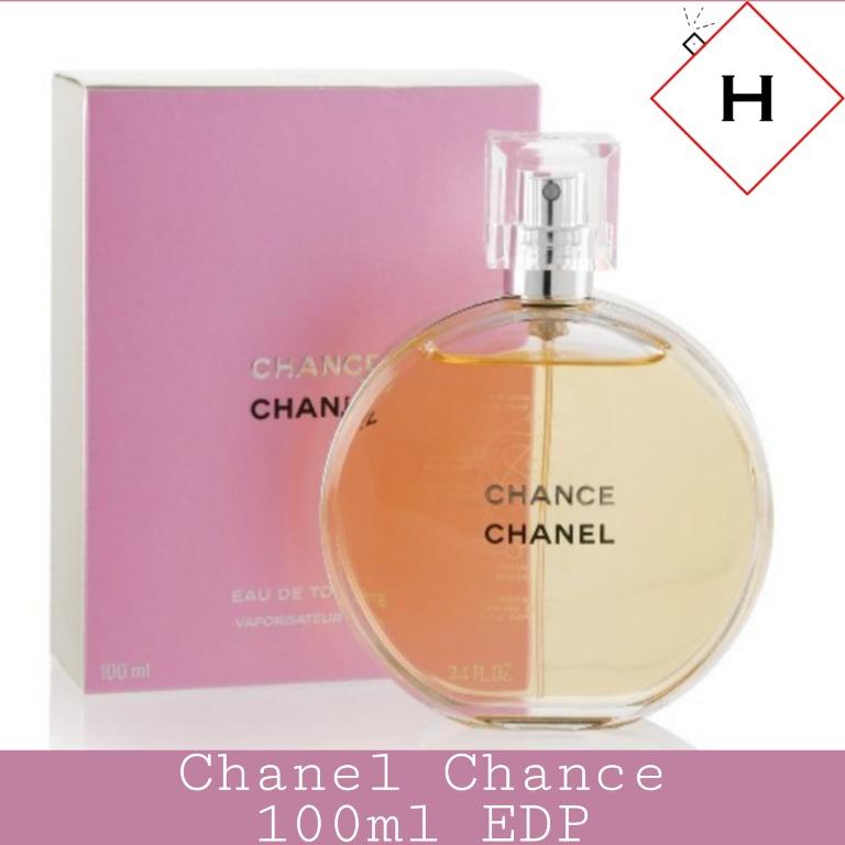 Chanel Chance 100ml EDP [last pcs], Beauty & Personal Care, Fragrance &  Deodorants on Carousell