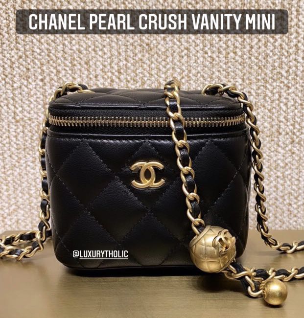 Chanel pearl crush vanity box mini
