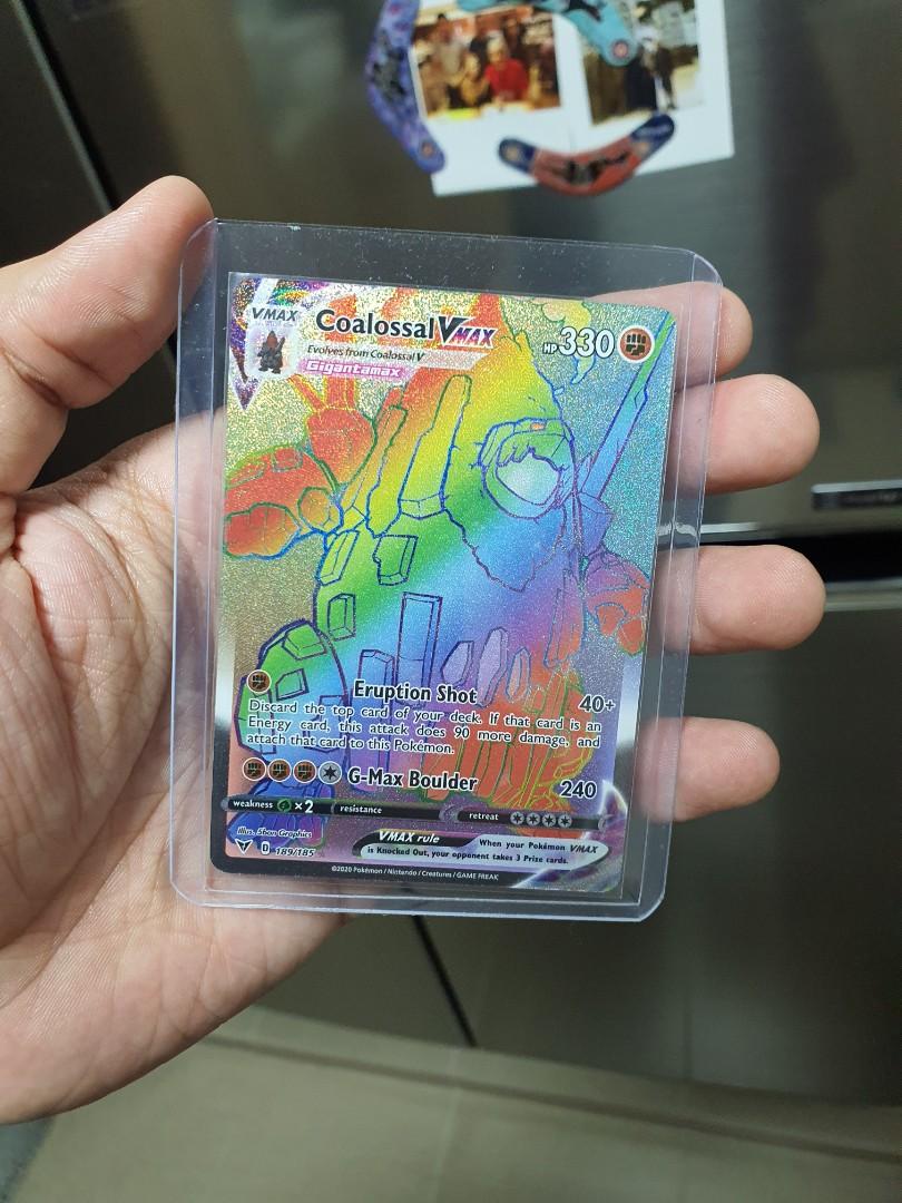 Coalossal Vmax Secret Rare Psa 10 Material Toys Games Board Games Cards On Carousell