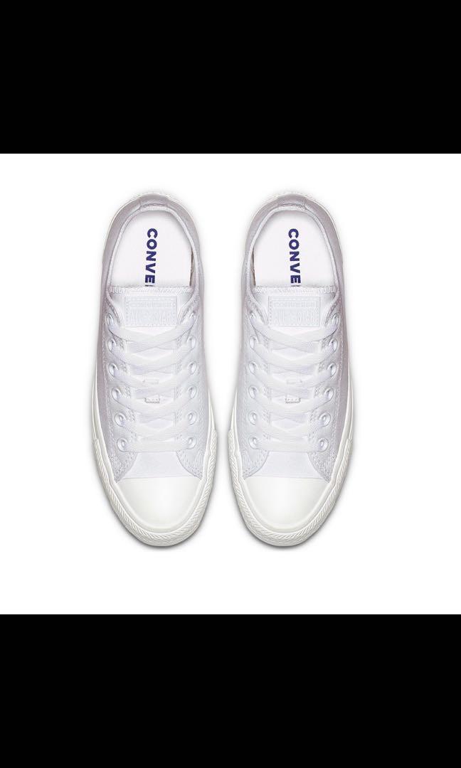 Chuck taylor all star white monochrome best sale
