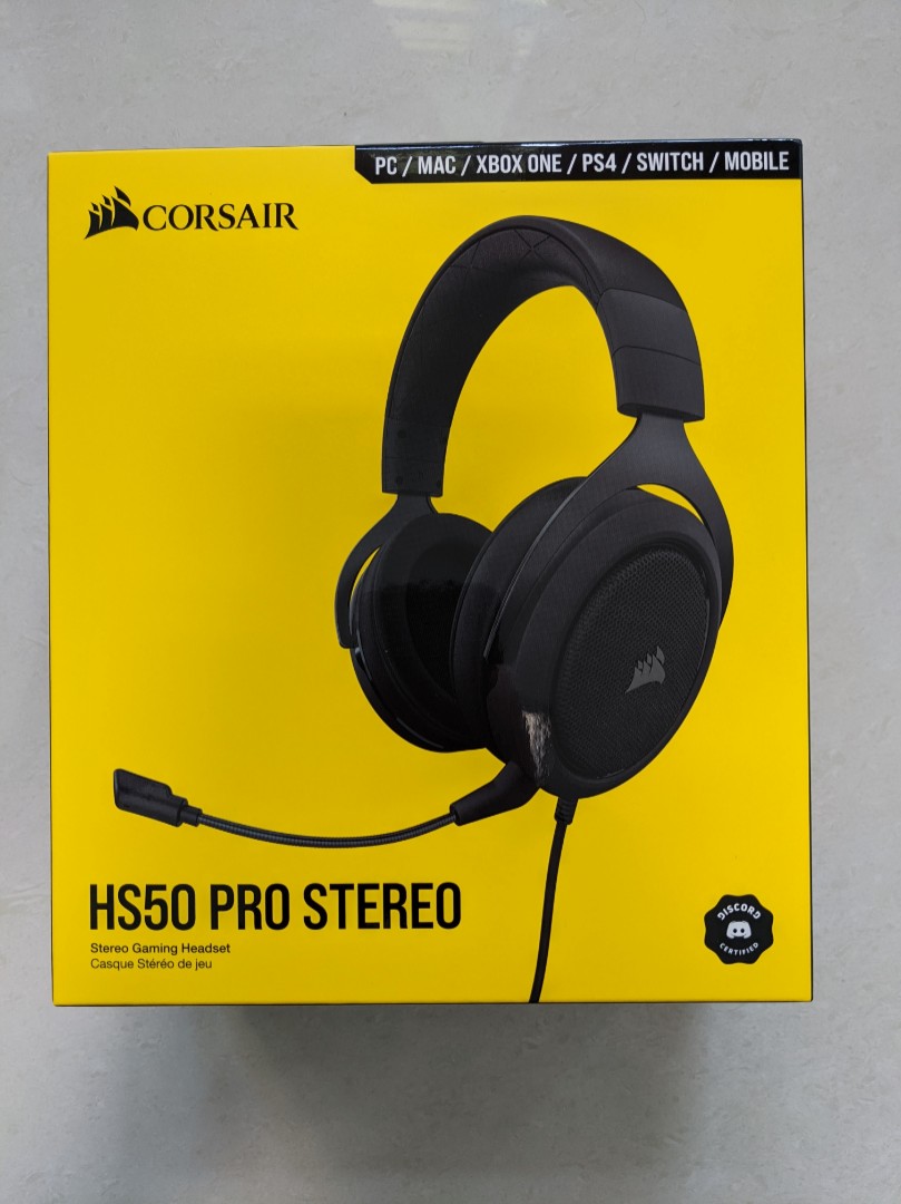 corsair gaming headset hs50 pro
