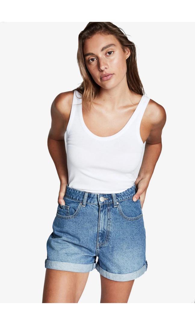 Cotton On High Rise Flashback Denim Short Women s Fashion