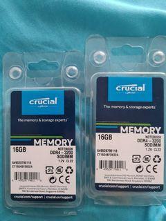 crucial 32gb( 16gbx2) ram, DDR4-3200