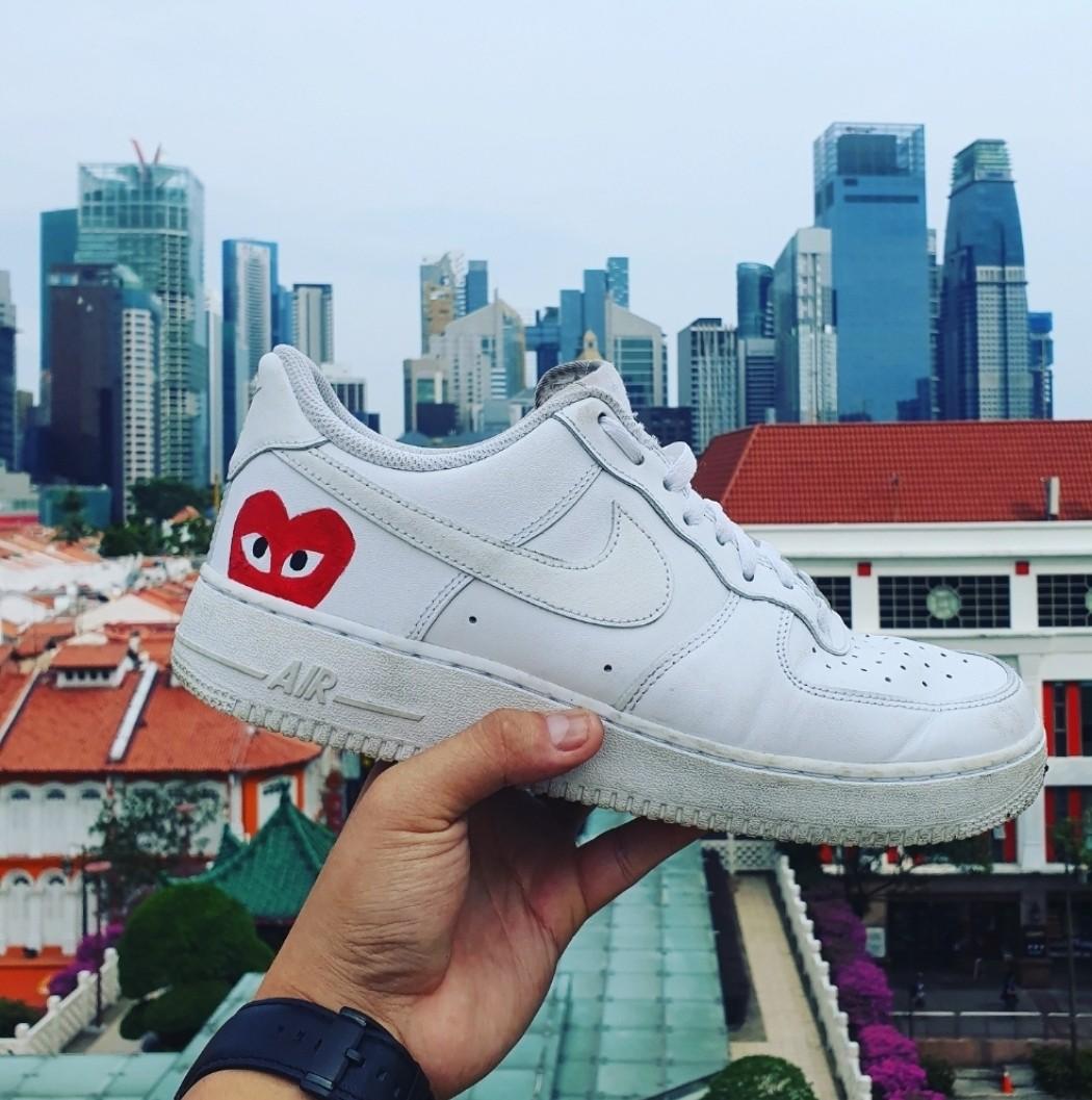 Nike air sale force 1s custom