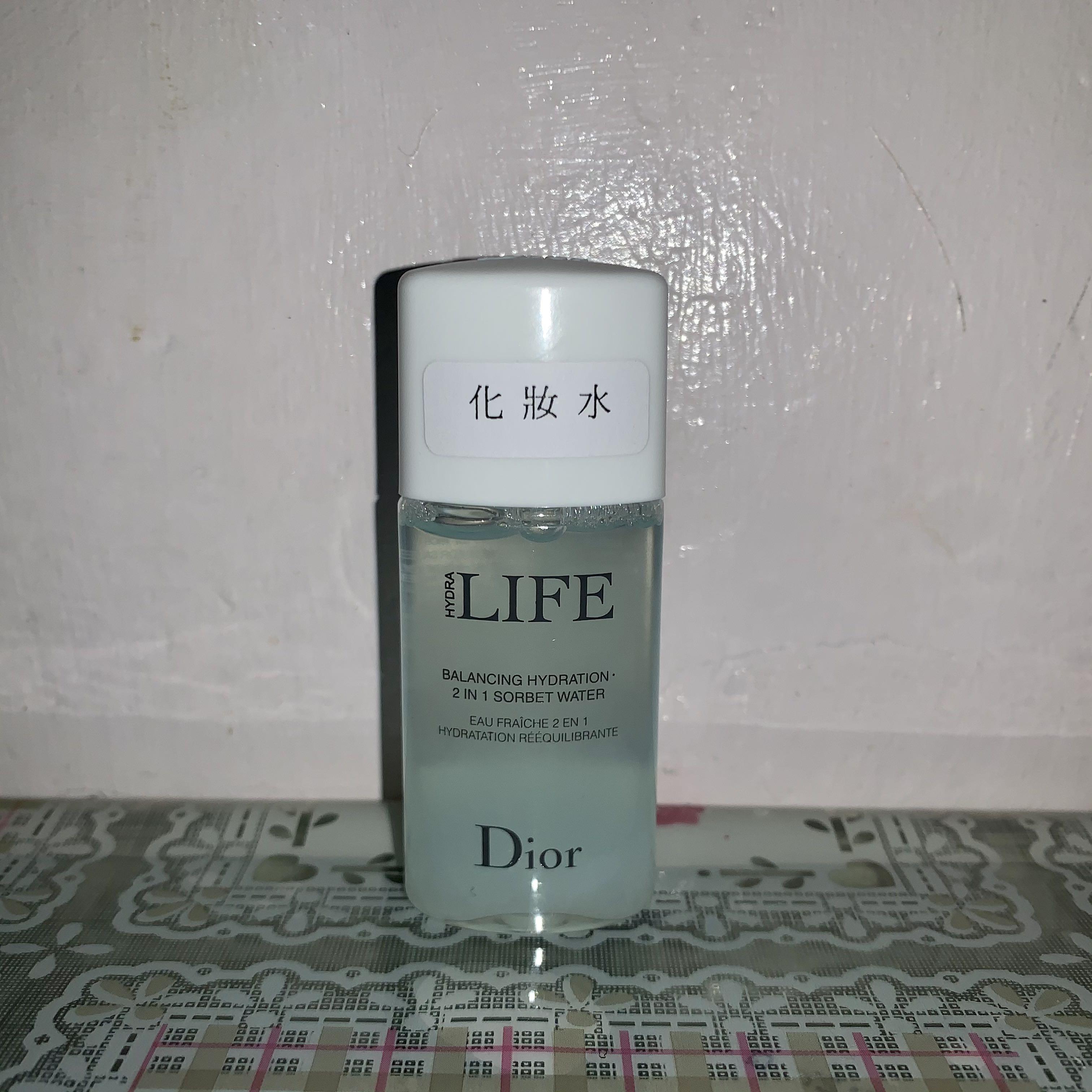 dior balancing hydration 2 in 1 sorbet water
