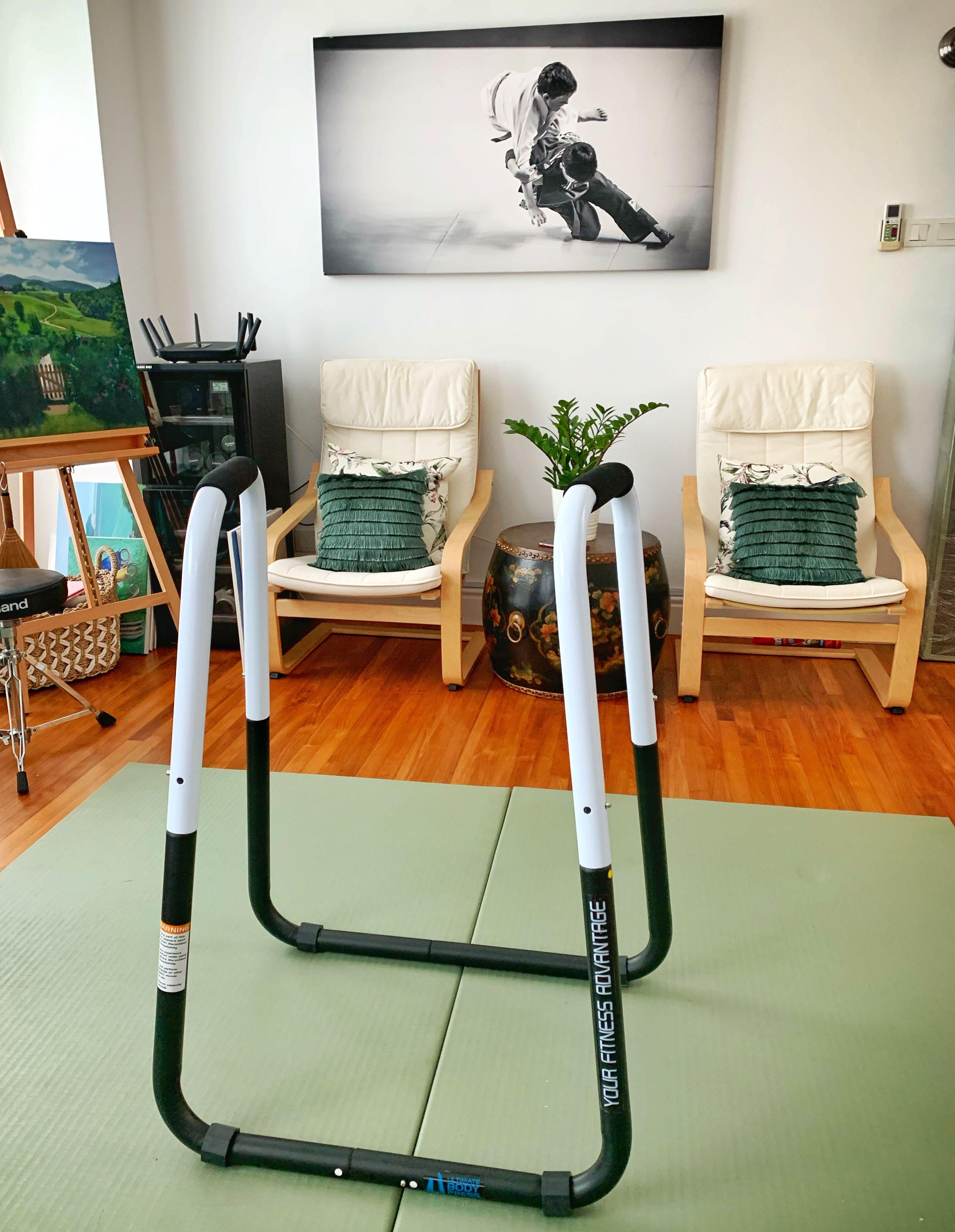 Dip Bar Fitness Station foldable Sports Equipment Exercise Fitness Cardio Fitness Machines on Carousell