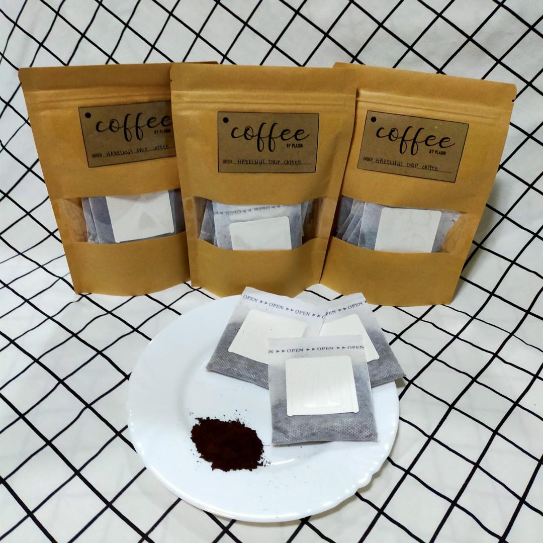 DRIP COFFEE AND GROUND COFFEE (Category: Beverages) located in Quezon City. Submitted by totally_trendy (Listing ID 1049118580, Image 1). Description: PLAISIRMNL's Drip Coffee and Ground Coffee Kapeng Barako (by 5's) P100 Kapeng Barako (by 10's) P165 Sagada Premium (by 5's) P120 Sagada Premium (by 10's) P185 Hazelnut (by 5's) P120 Hazelnut (by 10's) P185 Ground Sagada Premium - P110 Ground Hazelnut - P110 Ground Kapeng Barako - P100.