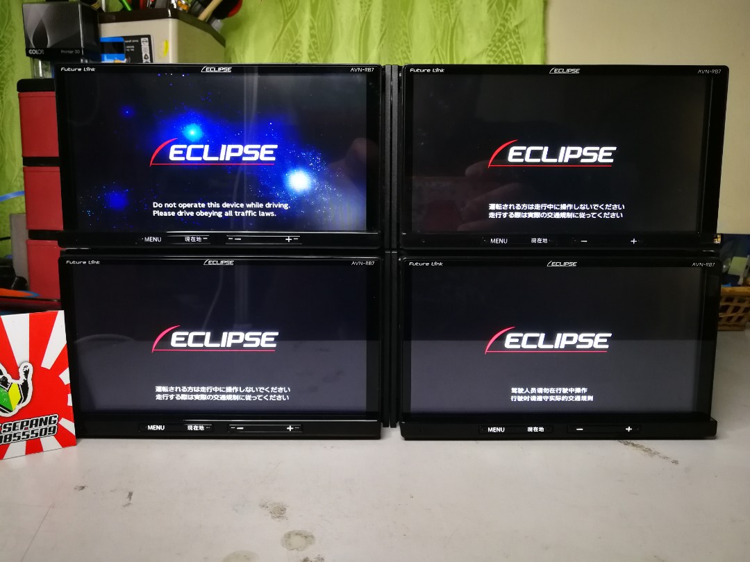 ECLIPSE AVN-RB7 DLUBLE DIN DVD, Auto Accessories on Carousell