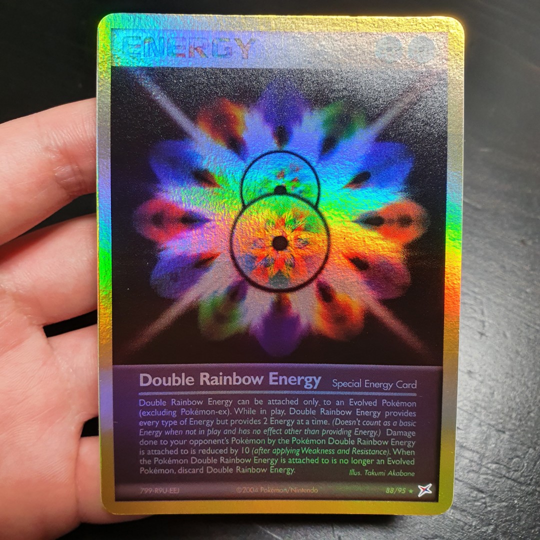 holographic rainbow energy pokemon card pokemon Team Rocket Rainbow Energy (80) Unlimited / Lightly Played