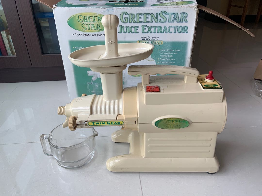 Greenstar Slow Juice Extractor Twin Gear juicer , TV & Home Appliances, Kitchen Appliances
