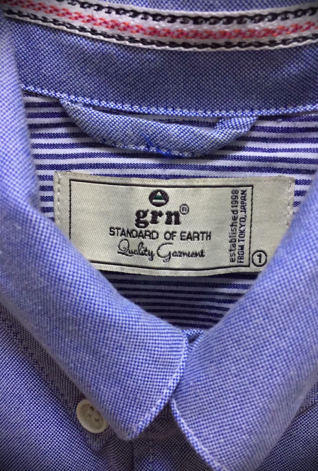 日本Grn Tokyo Standard of Earth Navy shirt, 男裝, 外套及戶外衣服