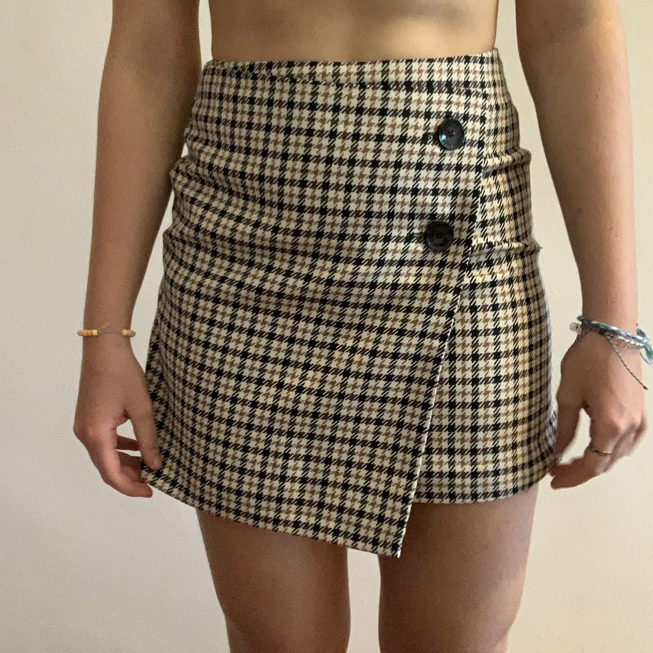 H and m plaid skirts clearance
