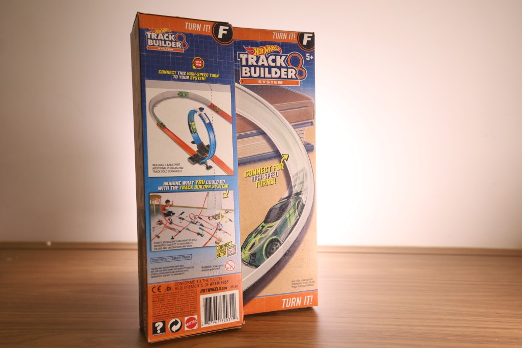 Hot wheels track builder turn it curved track set f deals