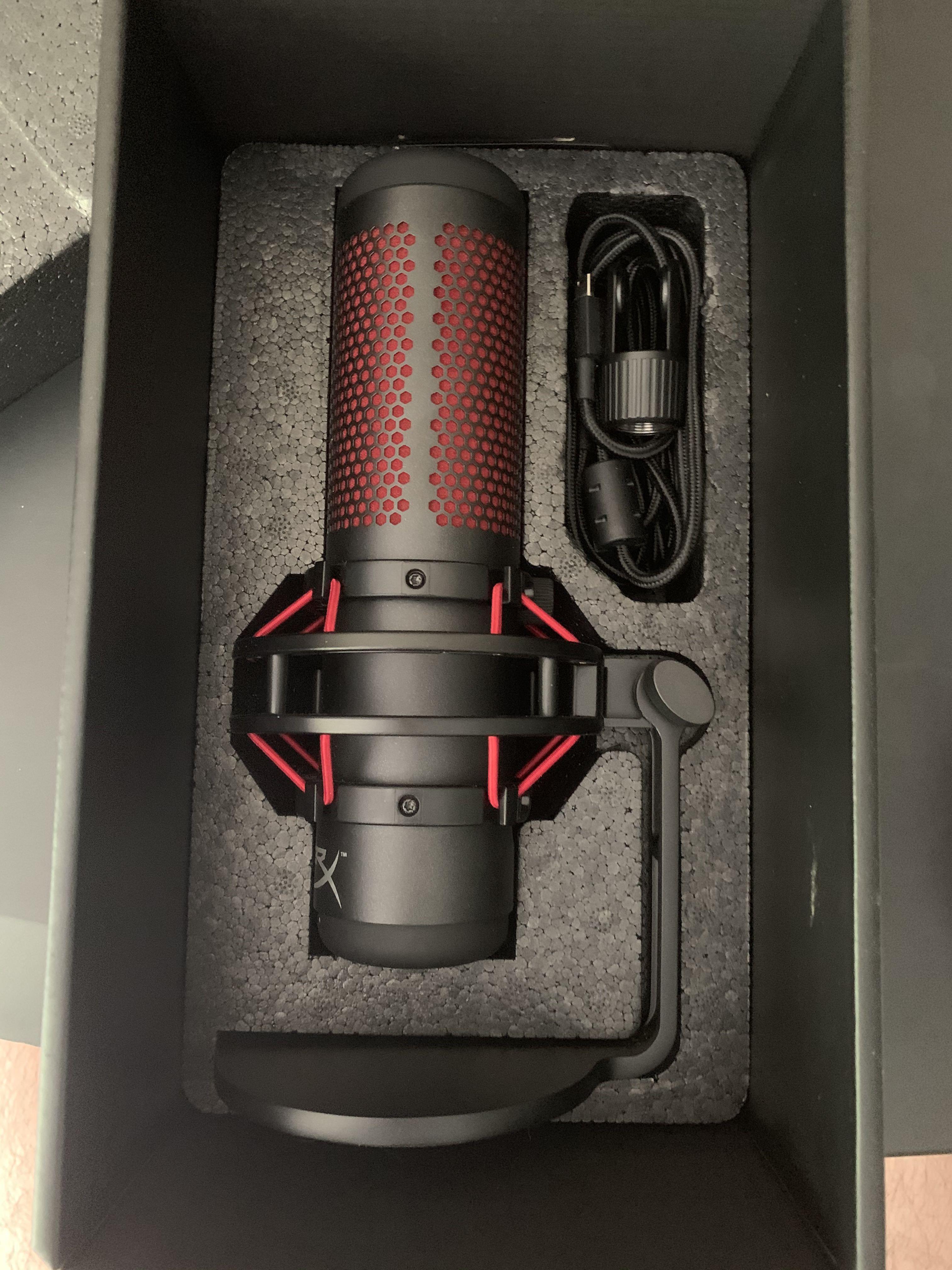 HyperX Quadcast microphone, Audio, Microphones on Carousell HyperX Quadcast microphone, Audio, Microphones on Carousell