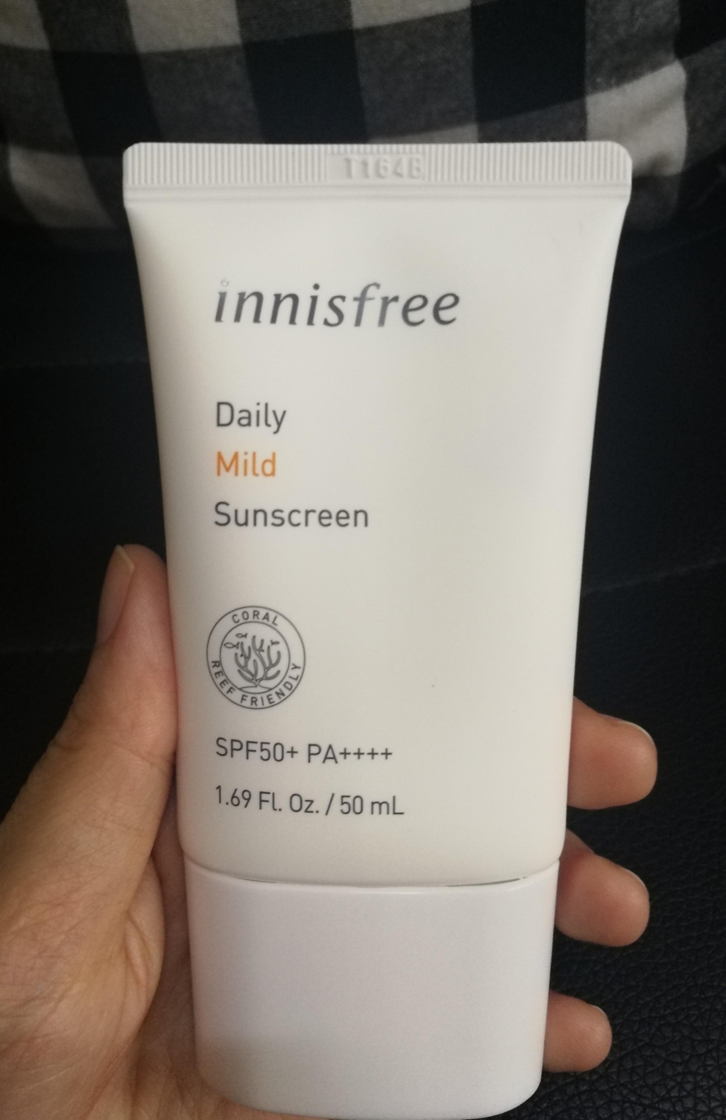 Innisfree daily new arrivals mild sunscreen
