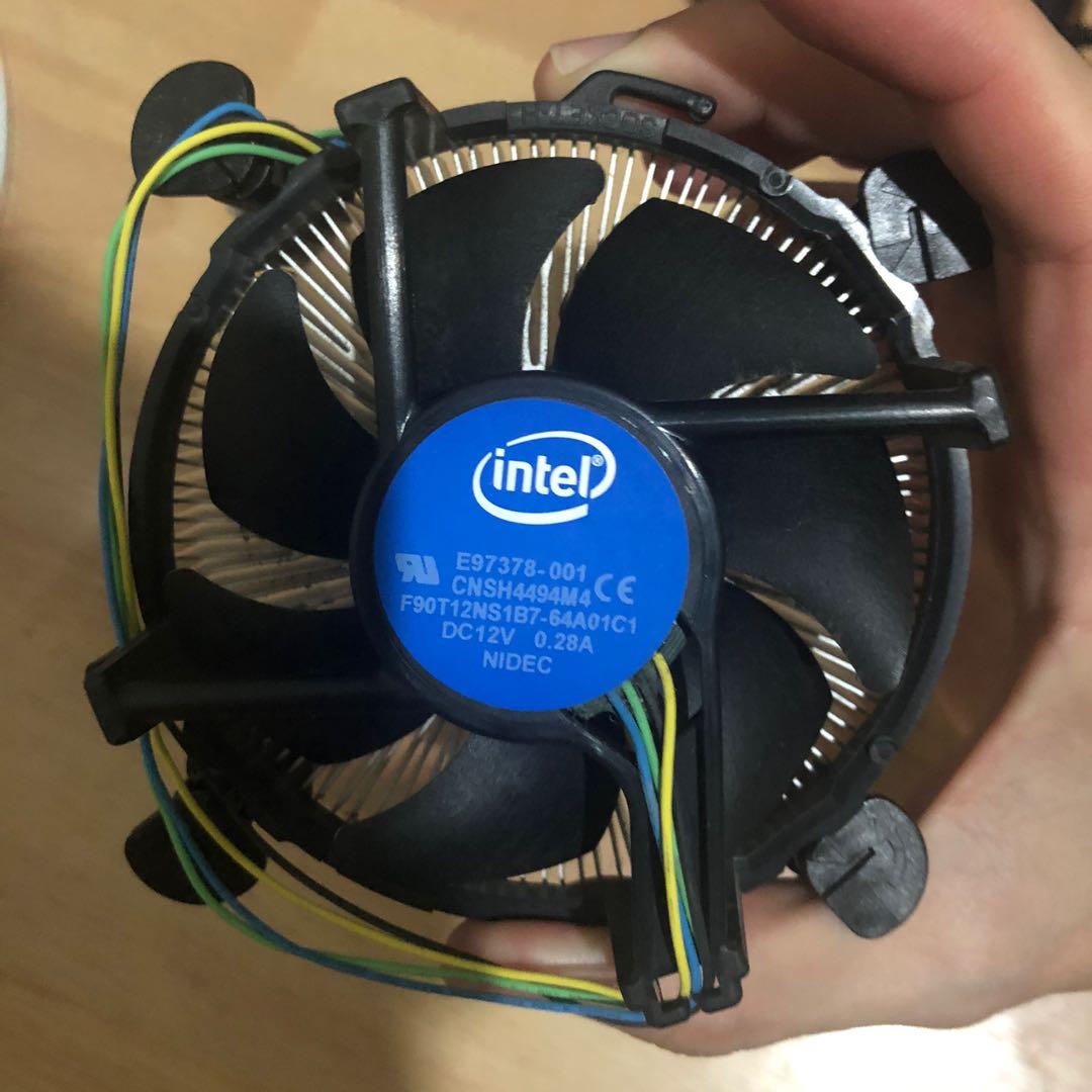 Intel Stock Cooler Fan With Cm Thermal Paste Electronics Computer Parts Accessories On Carousell
