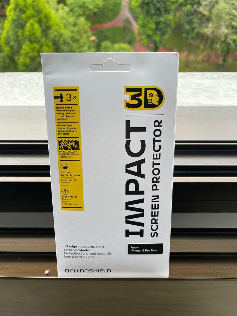 rhinoshield 3d impact screen protector iphone 12 pro max