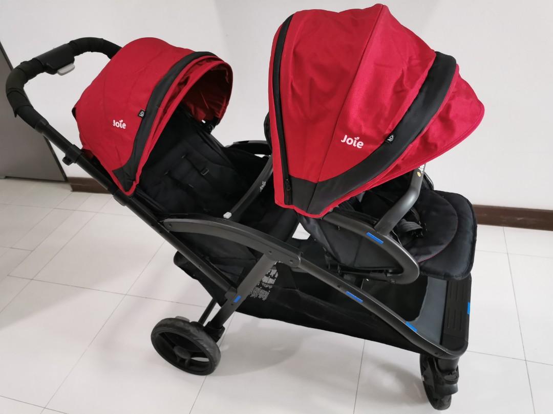 joie evalite duo tandem stroller babies kids strollers bags carriers on carousell
