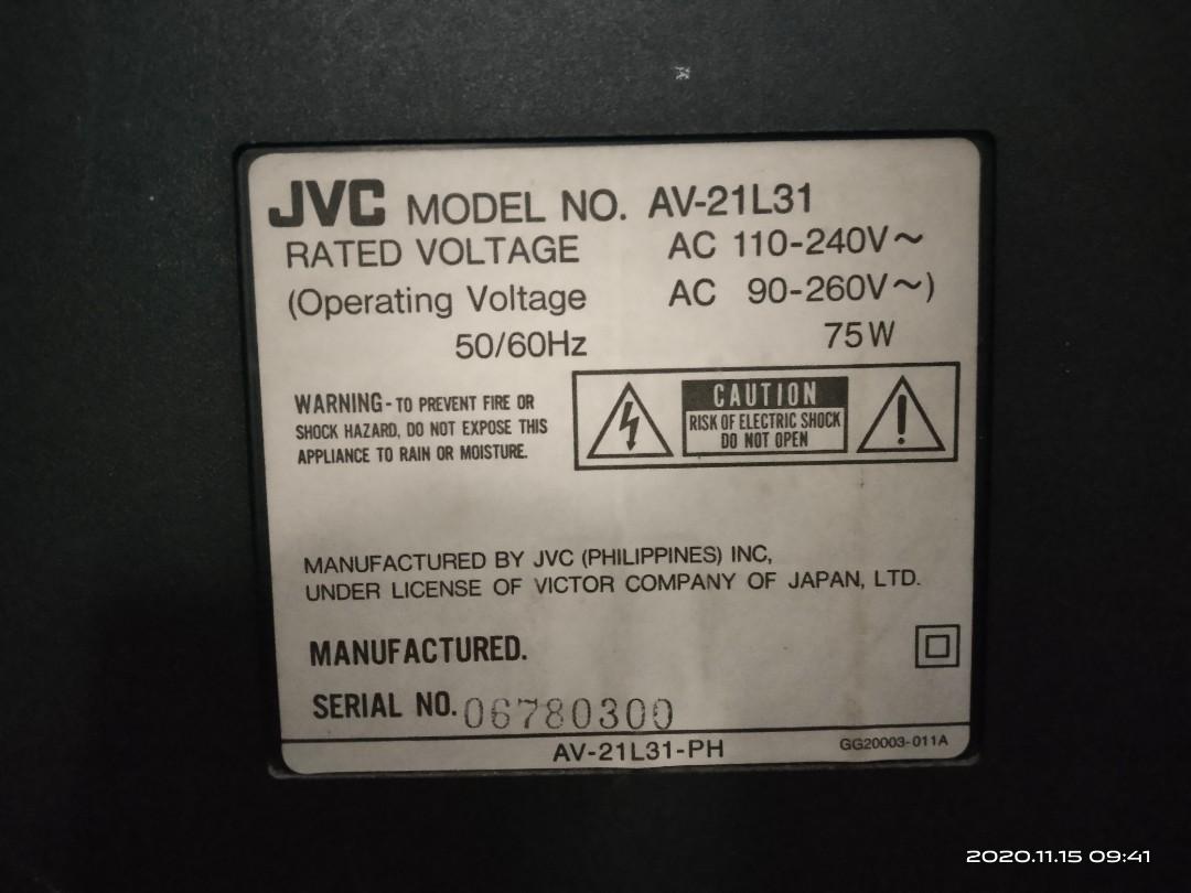 Телевизор jvc нет изображения