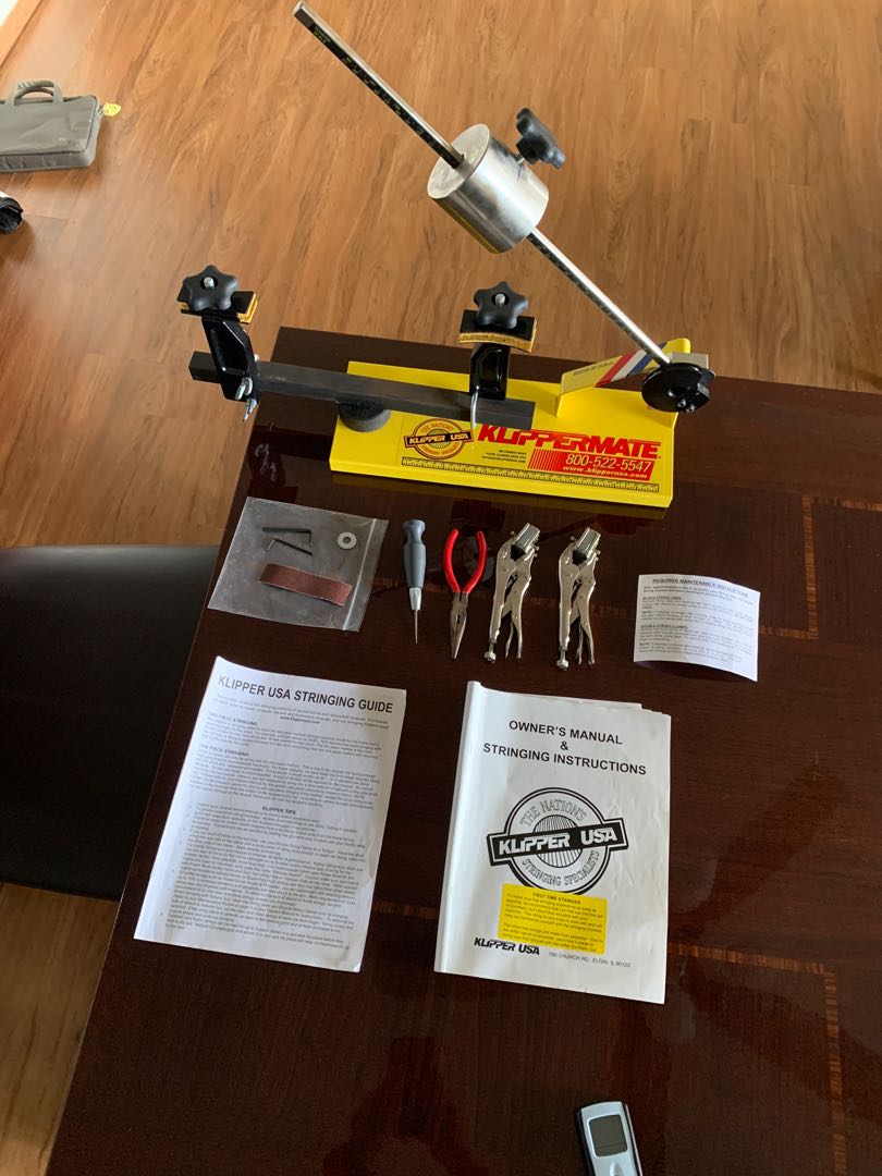 Klippermate Tennis Stringing Machine, Sports Equipment, Sports & Games