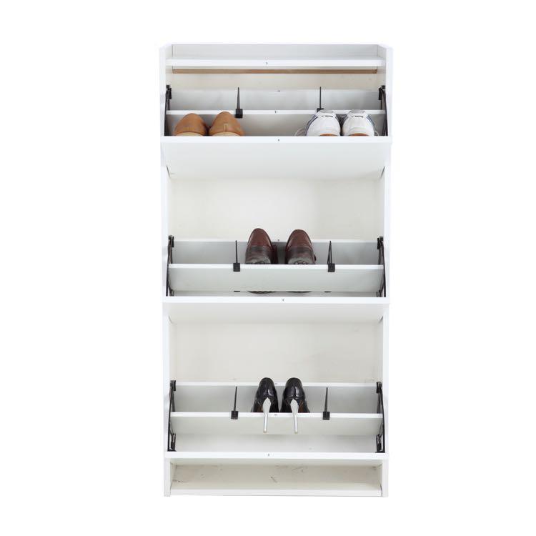 Koge 3 Compartment Shoe Cabinet Furniture Home Living Furniture Shelves Cabinets Racks on Carousell