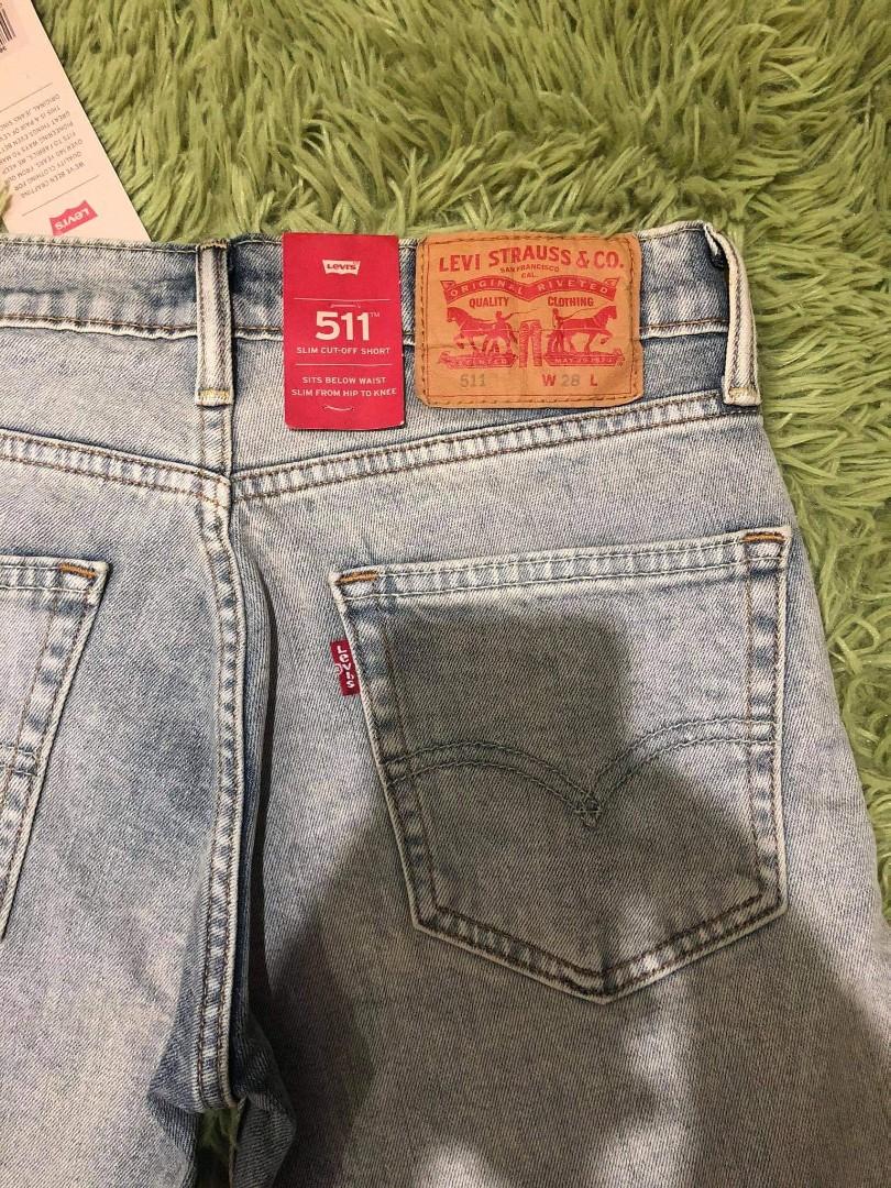 Levi's 511 cut off denim slim fit, Men's Fashion, Bottoms, Jeans on  Carousell