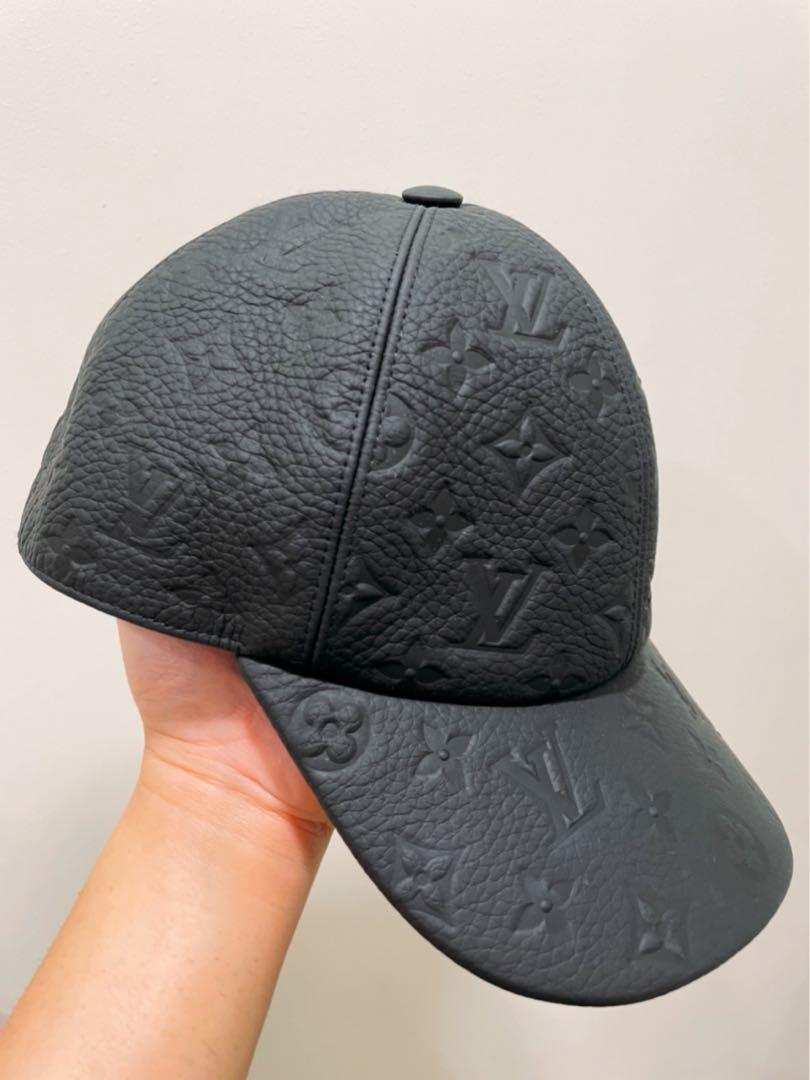 Leather hat LV