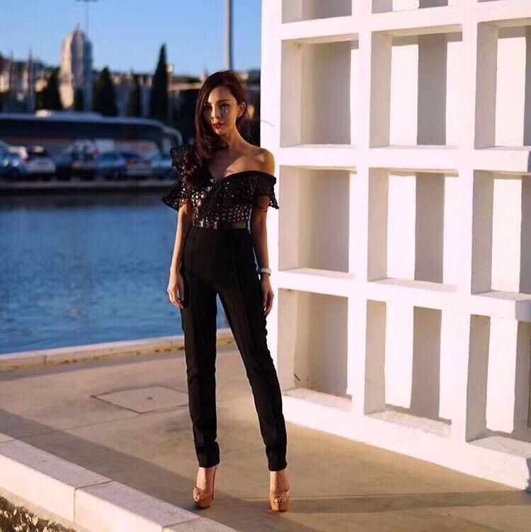 Self portrait top jumpsuit sale
