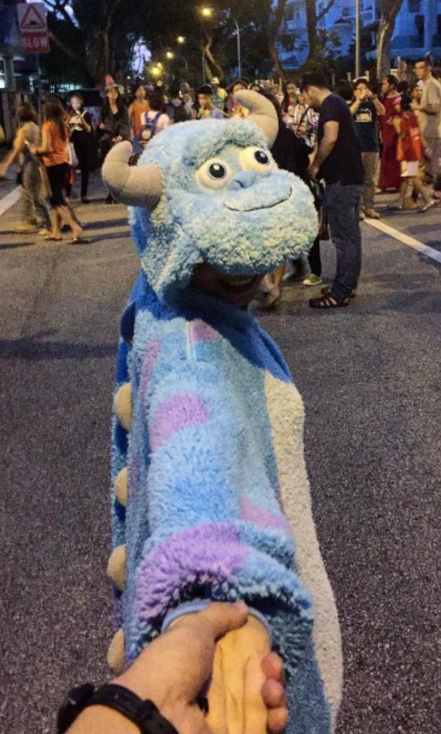 Monsters Inc. Skully Onesie, Women's Fashion, Tops, Other Tops on Carousell