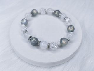 Gemstone Crystal Bracelet (Moonstone, Labradorite)