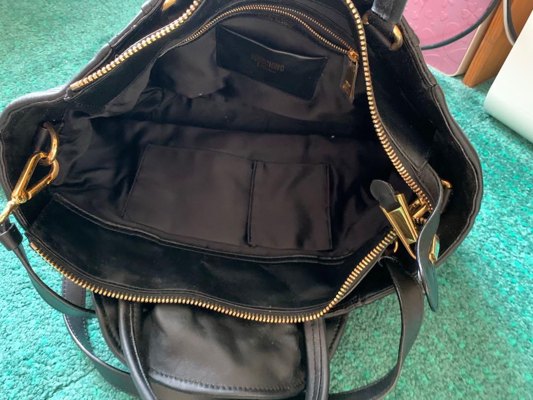 Moschino leather Jacket Bag Carousell