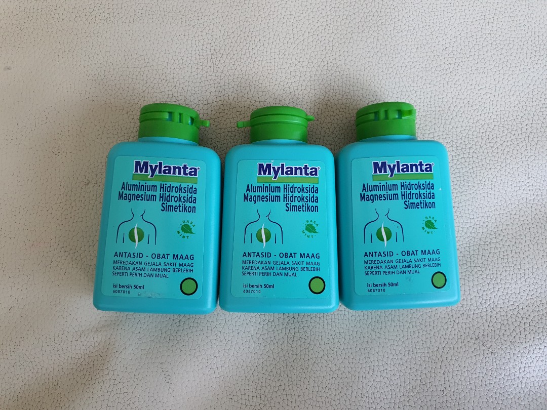 MYLANTA antacid Ulcer medication in liquid format, Health & Nutrition