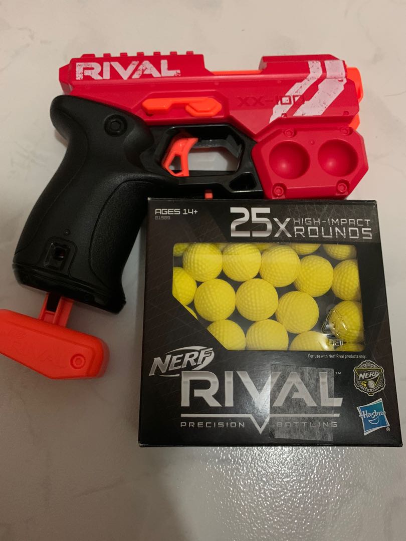 Nerf Rival Pistol 25 High Impact Rounds Hobbies Toys Toys