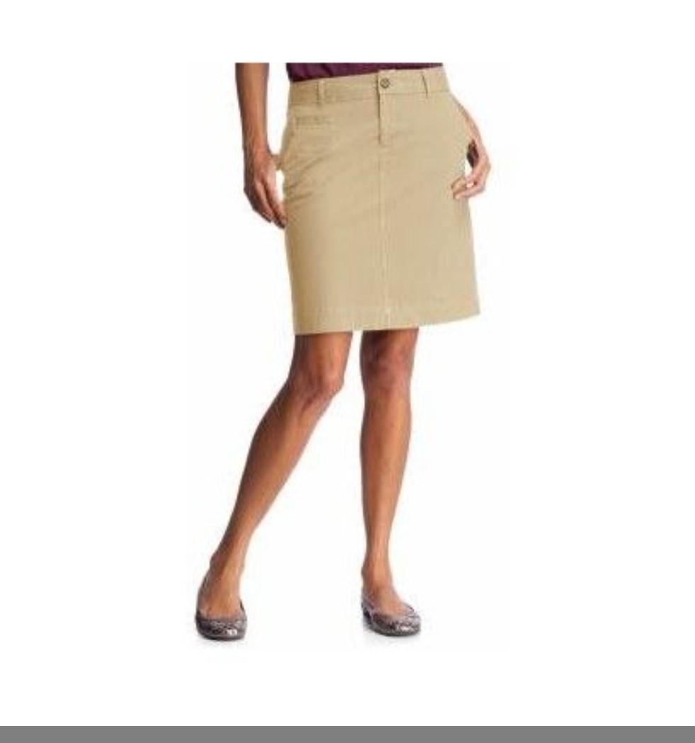 OLD NAVY khaki beige high rise skirt Women s Fashion Bottoms Skirts on Carousell