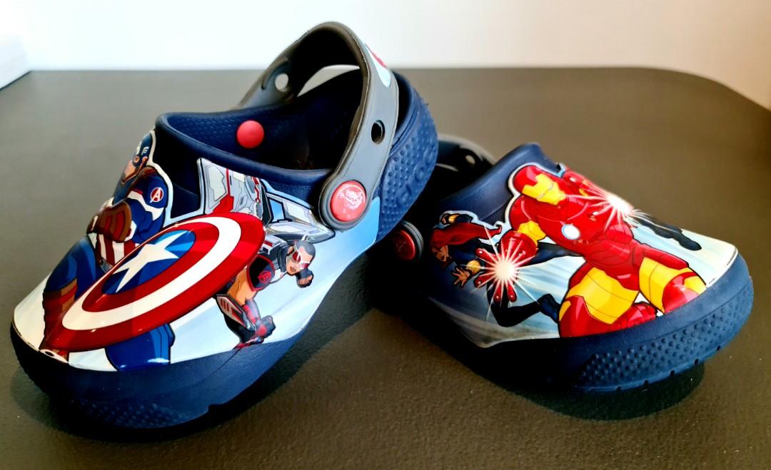 avengers crocs size 11