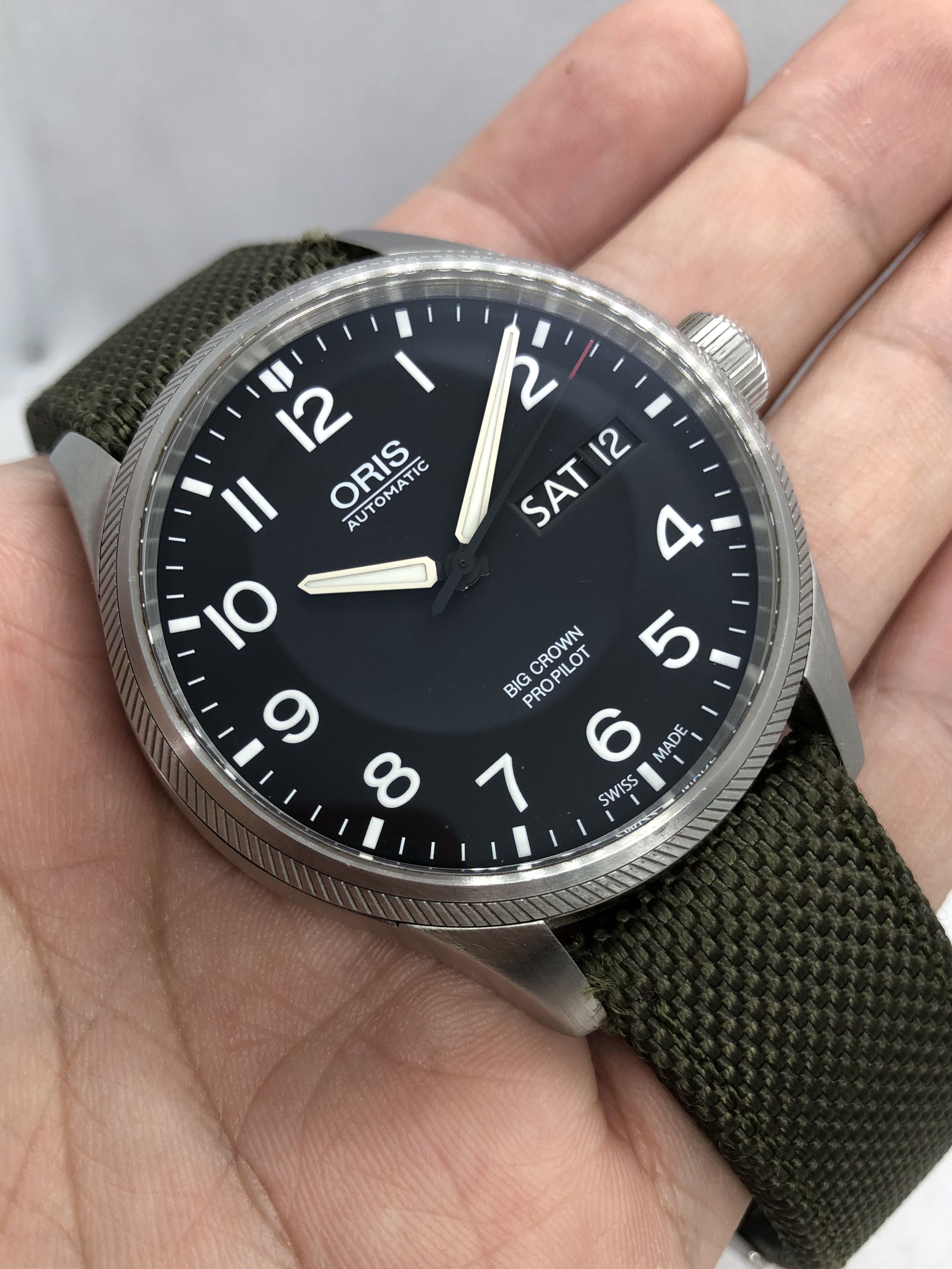 Oris Big Crown Propilot Day Date Black 45mm Automatic Watch
