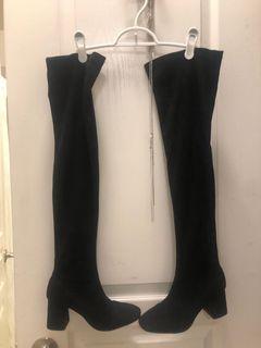 Over the Knee Suede Boots