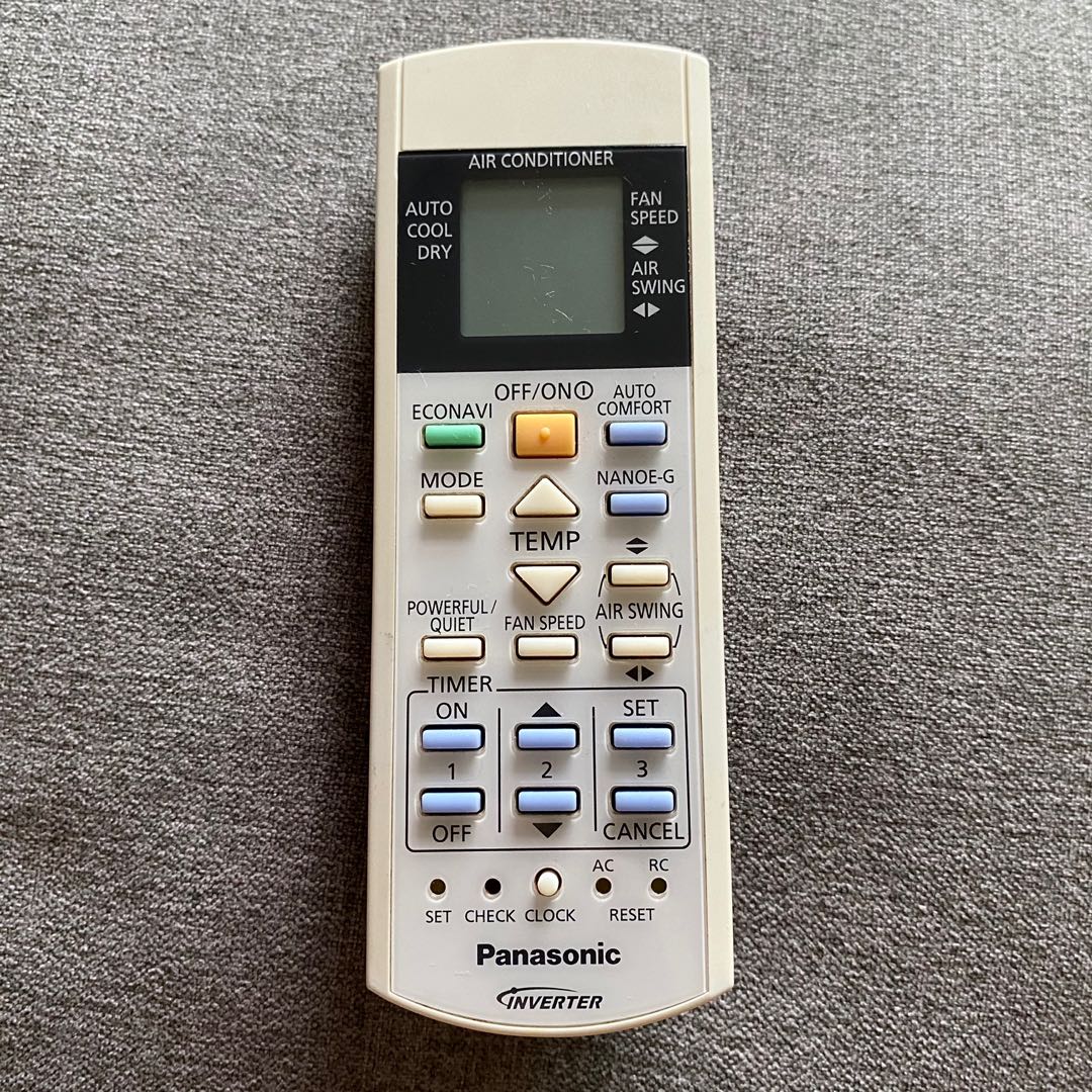 Panasonic Aircon Remote Control, TV & Home Appliances, Air Conditioners