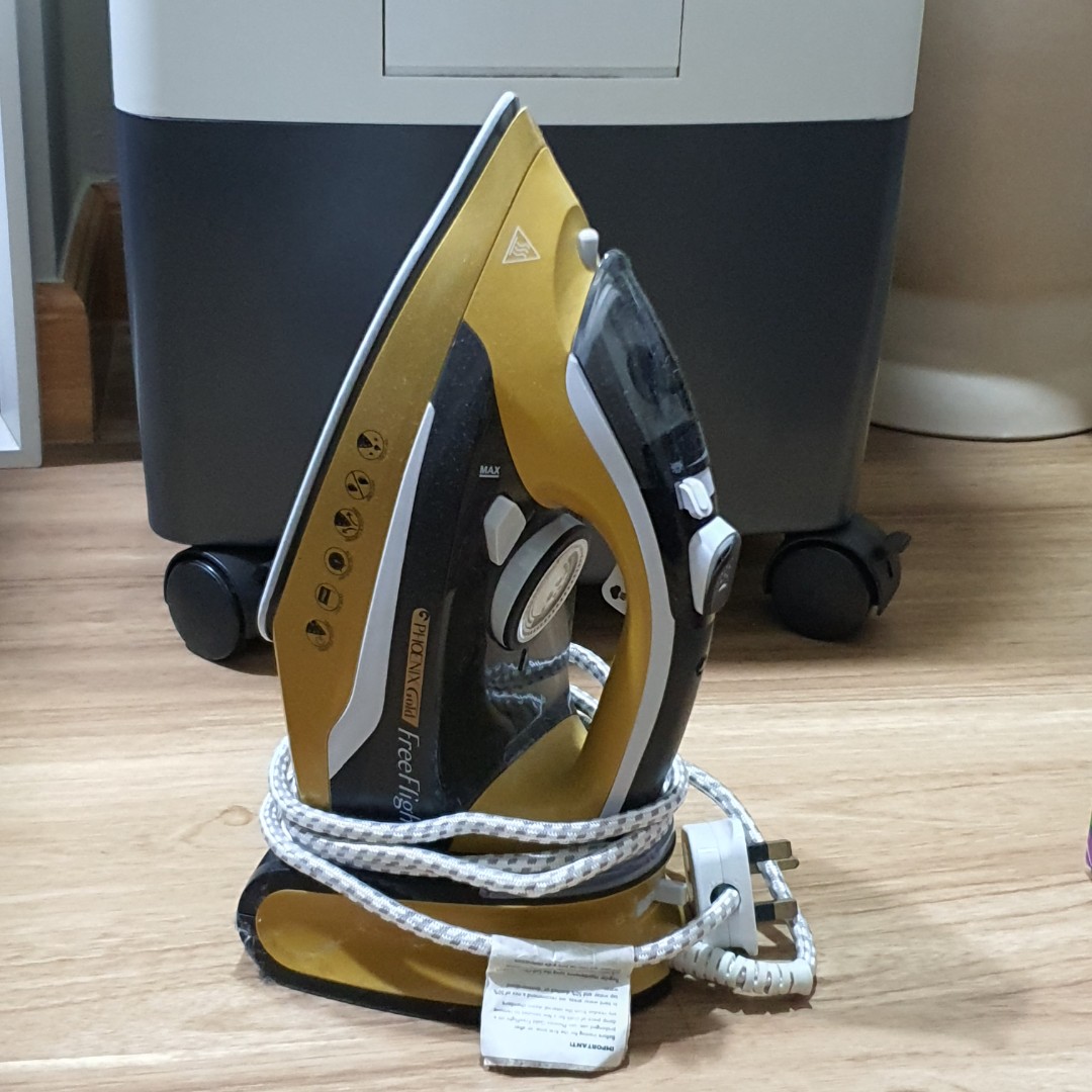 Phoenix Gold Iron, TV & Home Appliances, Irons & Steamers on Carousell
