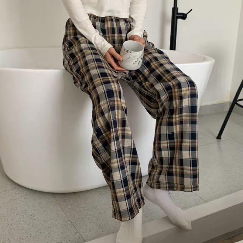 Oversized plaid pants Clearance