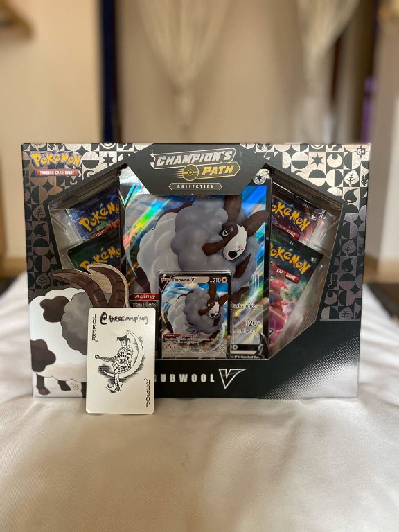Pokemon TCG: Champion's Path Collection - Dubwool V, Hobbies & Toys ...