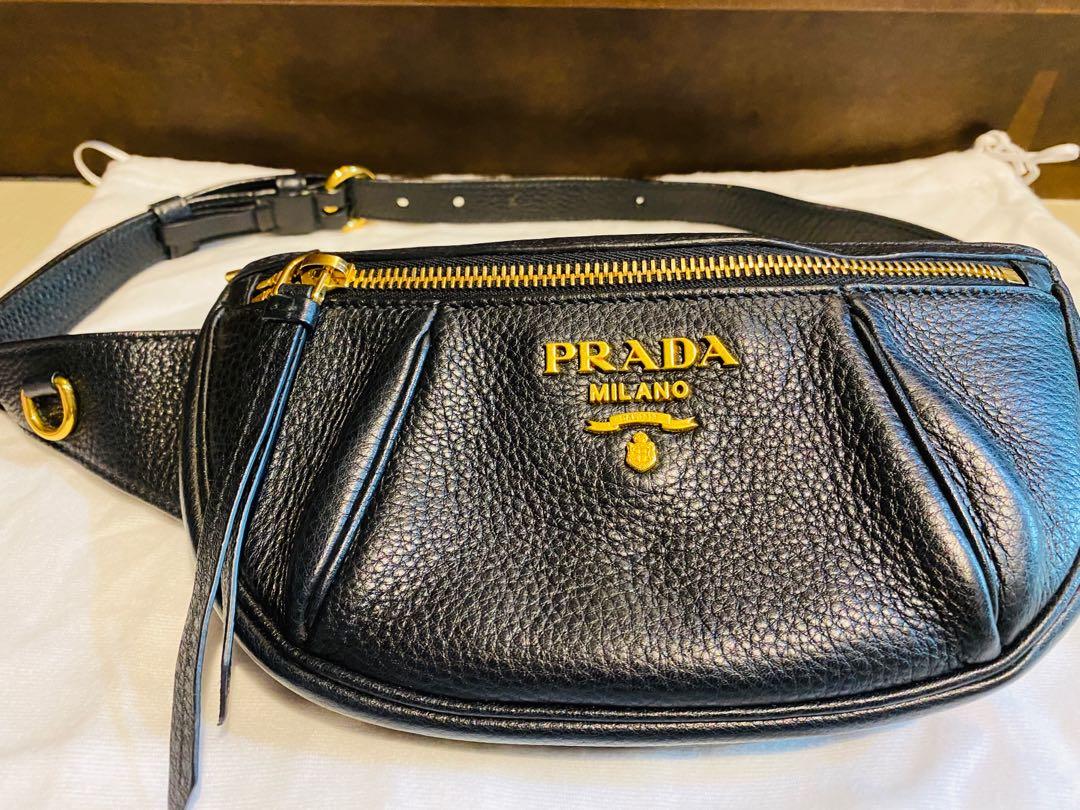 Prada Daino leather belt bag, Luxury, Bags & Wallets on Carousell