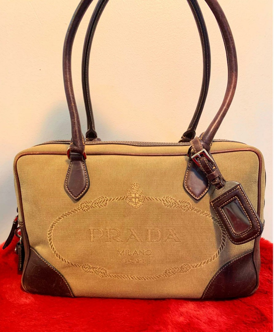 prada jacquard bag