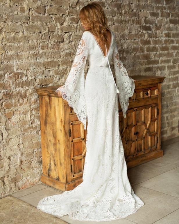 Boho evening gowns Clearance