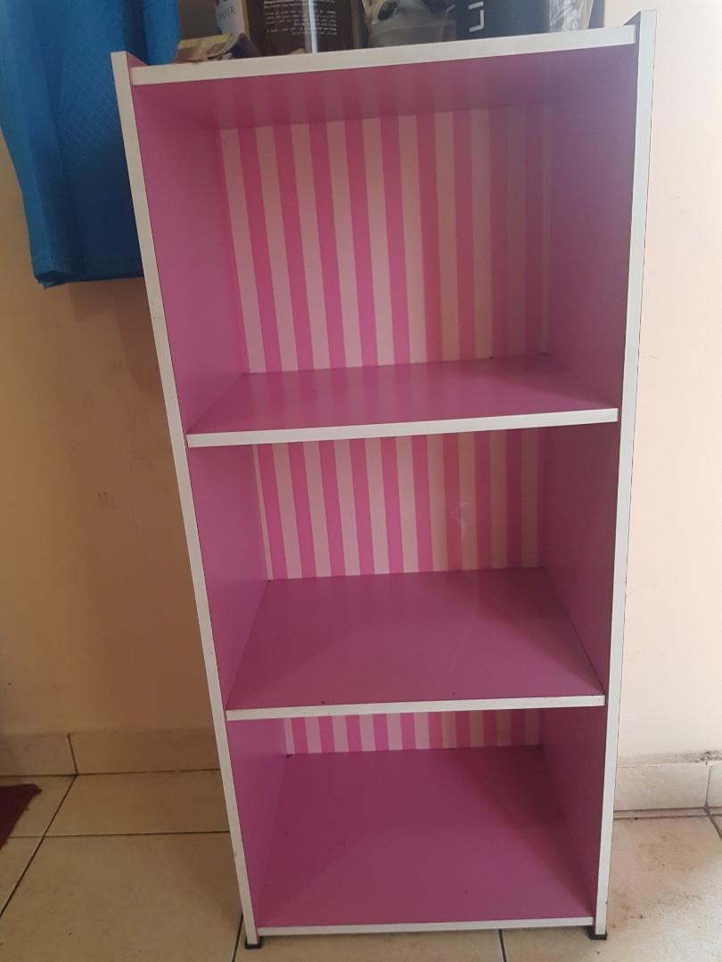 rak buku / lemari baju 3 tingkat