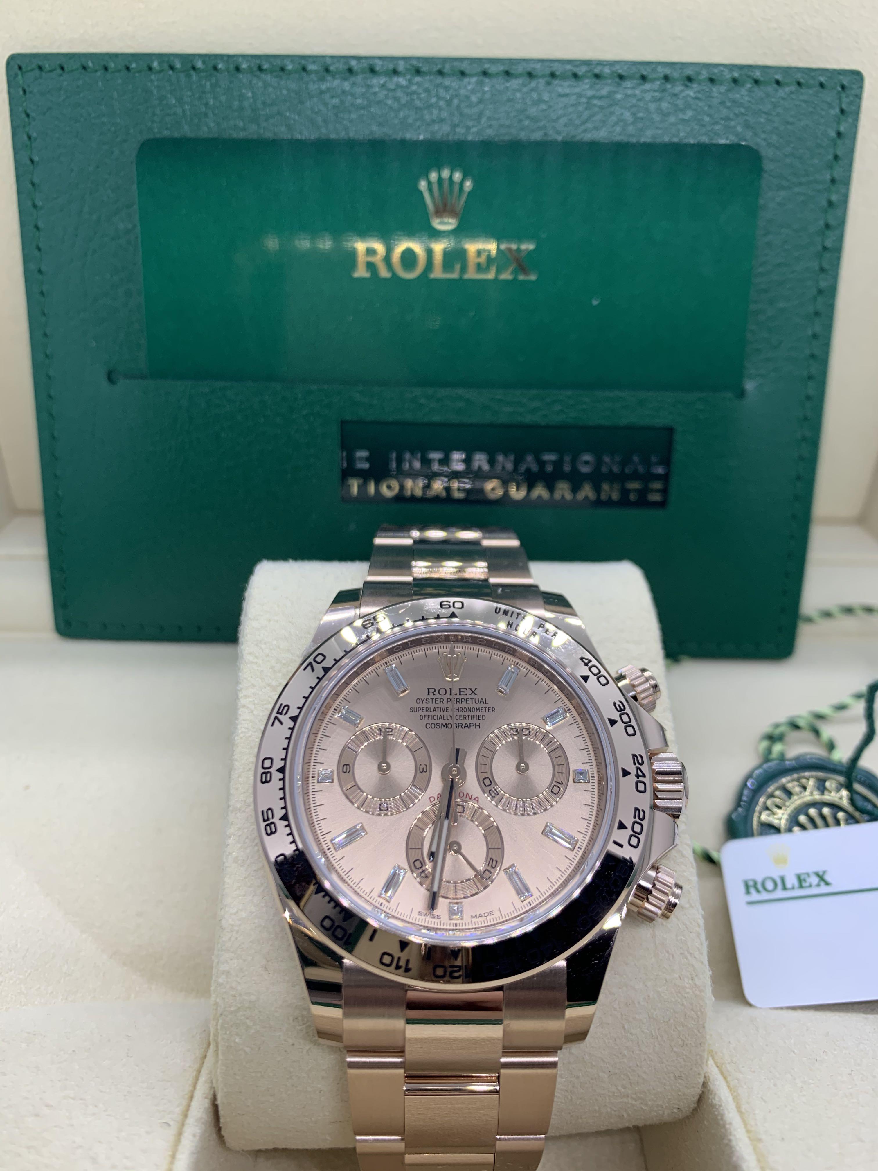 勞力士ROLEX 116505A RoseGold, 名牌, 手錶- Carousell