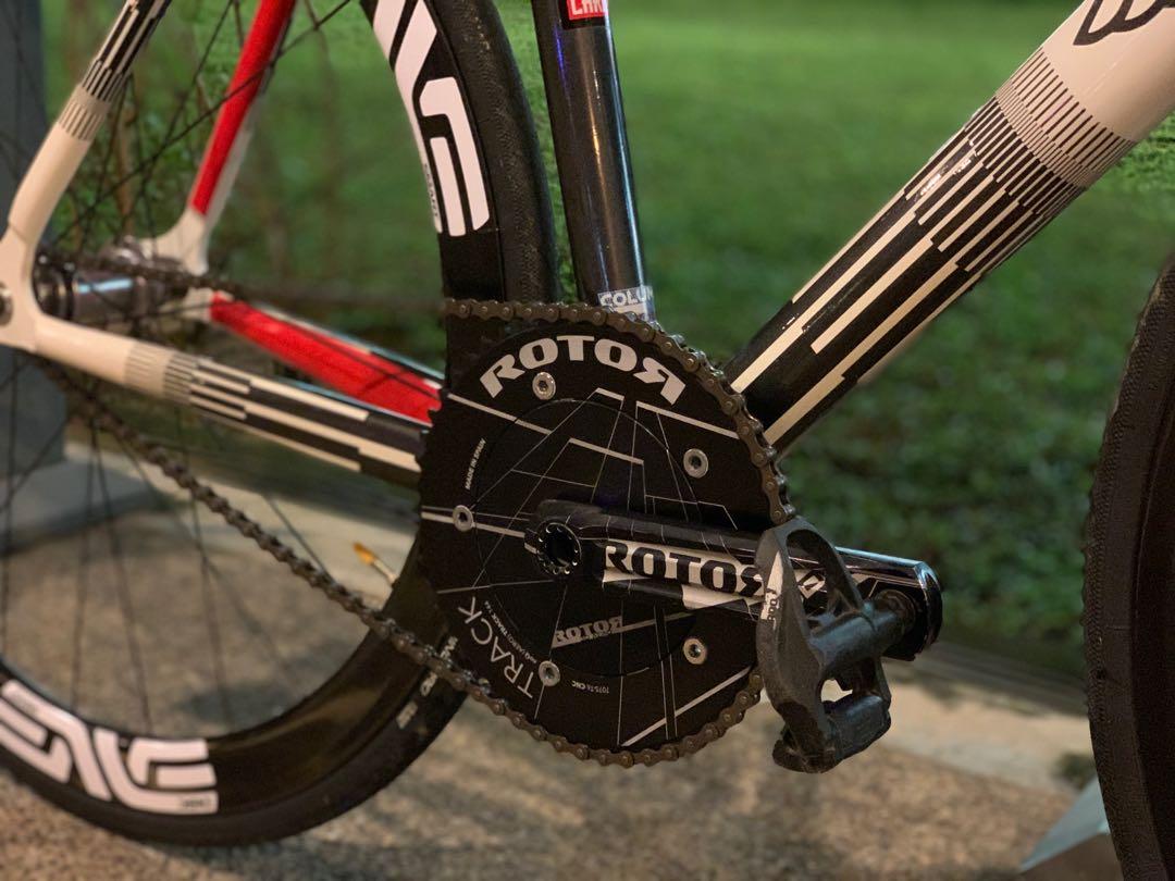 Rotor track crankset ( tags cinelli dosnoventa hplusson parallax