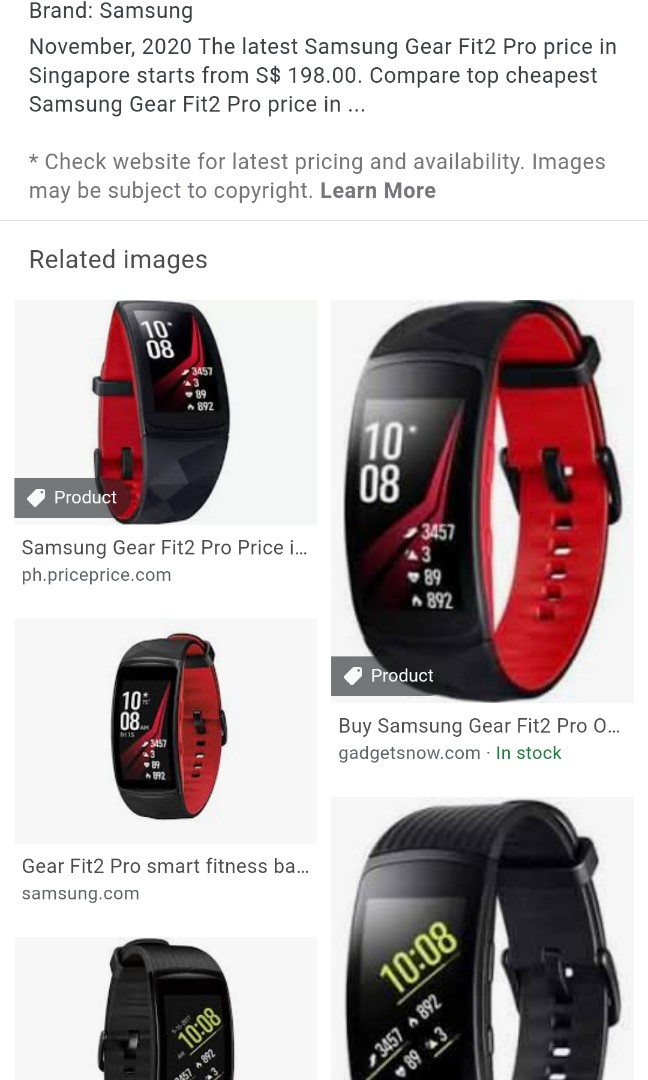Gear fit sales pro price