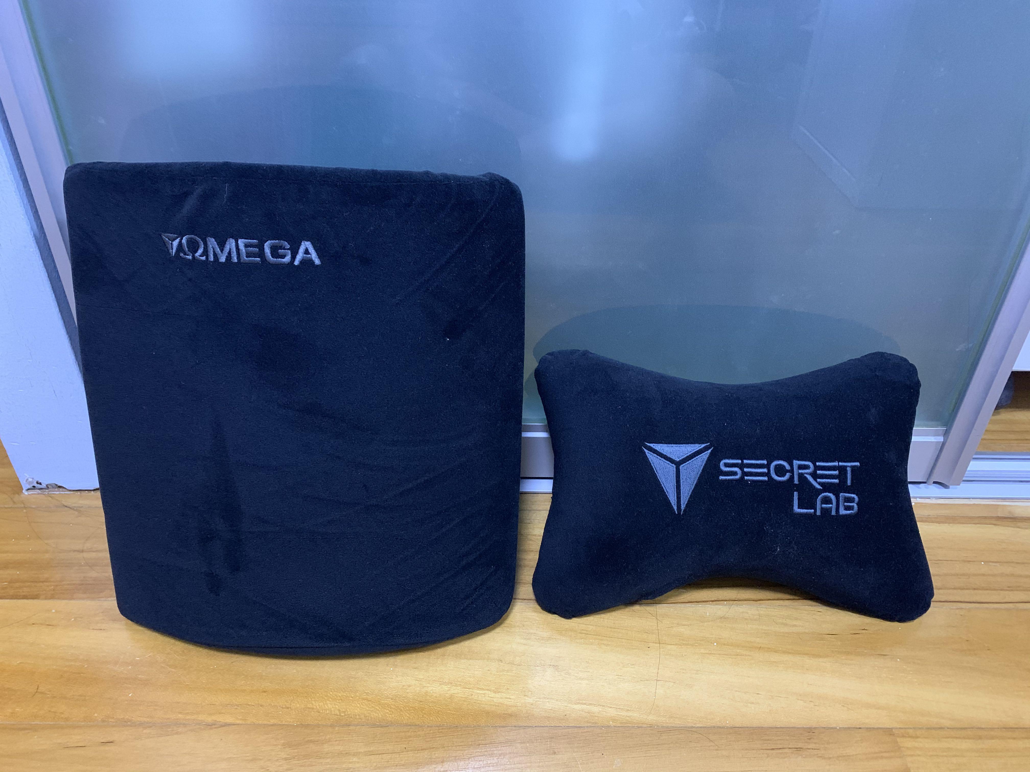 SECRETLAB omega cushion and pillow, Furniture & Home Living, Furniture