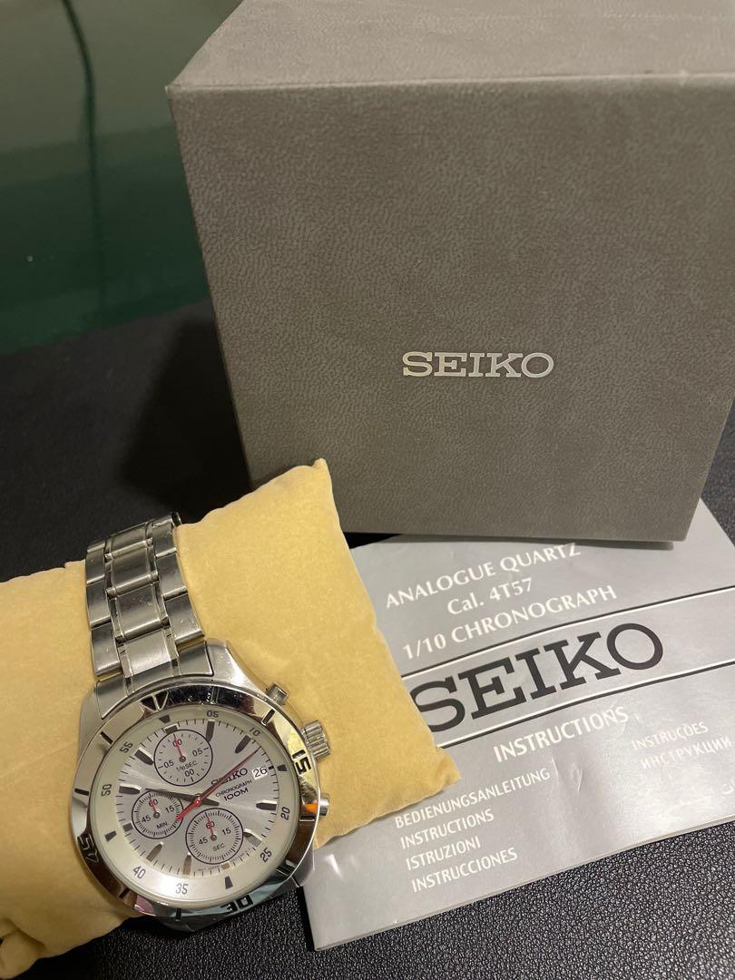 Seiko chronograph Quartz , Men's Fashion, Watches & Accessories,  Watches on Carousell
